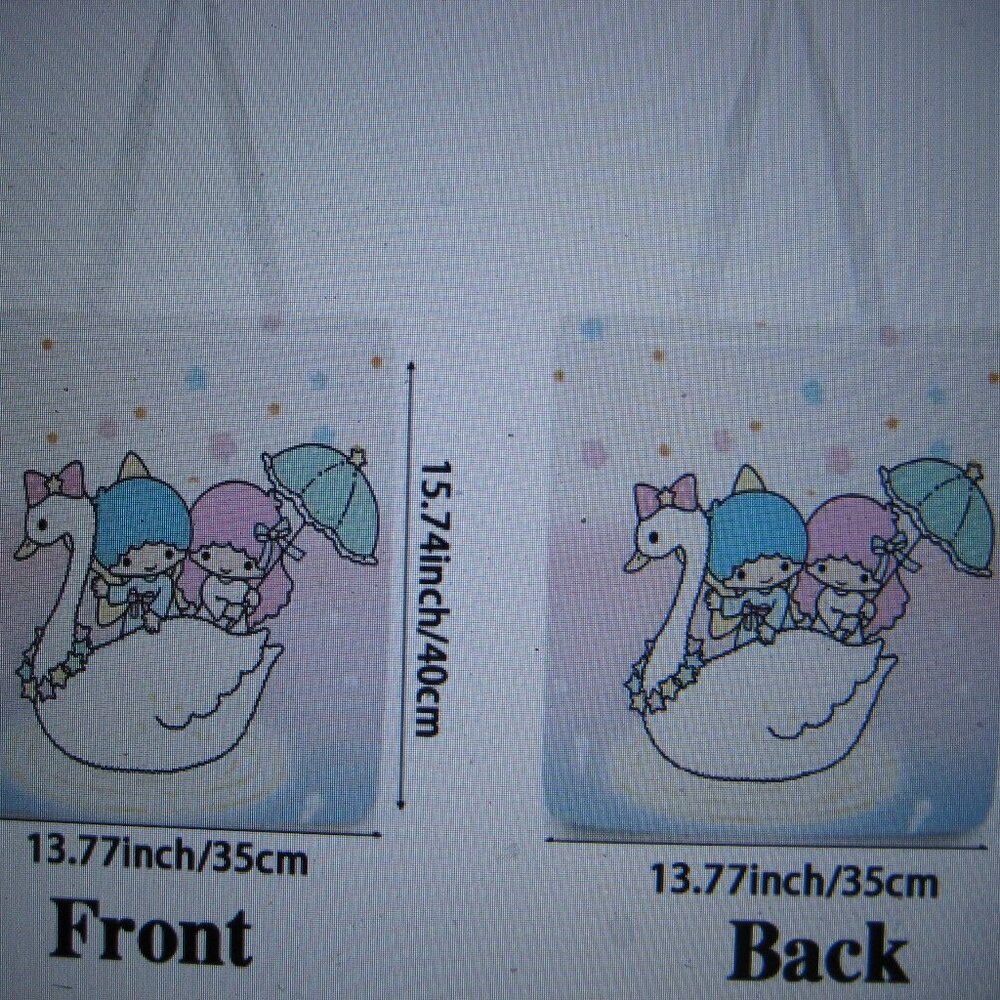 Sanrio Little Twins Star On Swan Tote bag